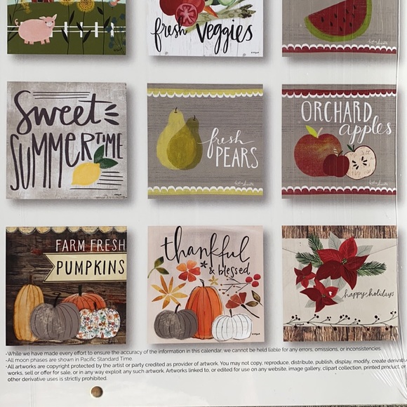 Farmer’s Market | 2022 12-Month Wall Calendar - Picture 15 of 16